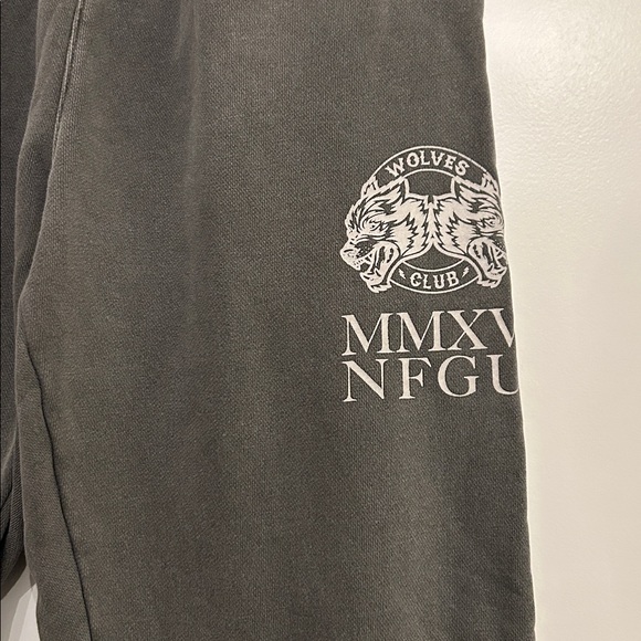 Darc Sport Gray Pants with Purple Lightning Design - Picture 4 of 5